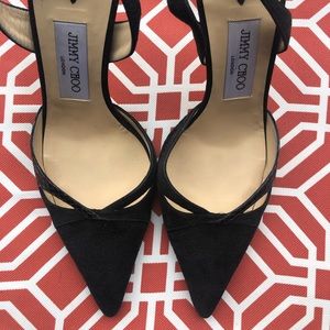 Strappy heels , worn but still in good condition